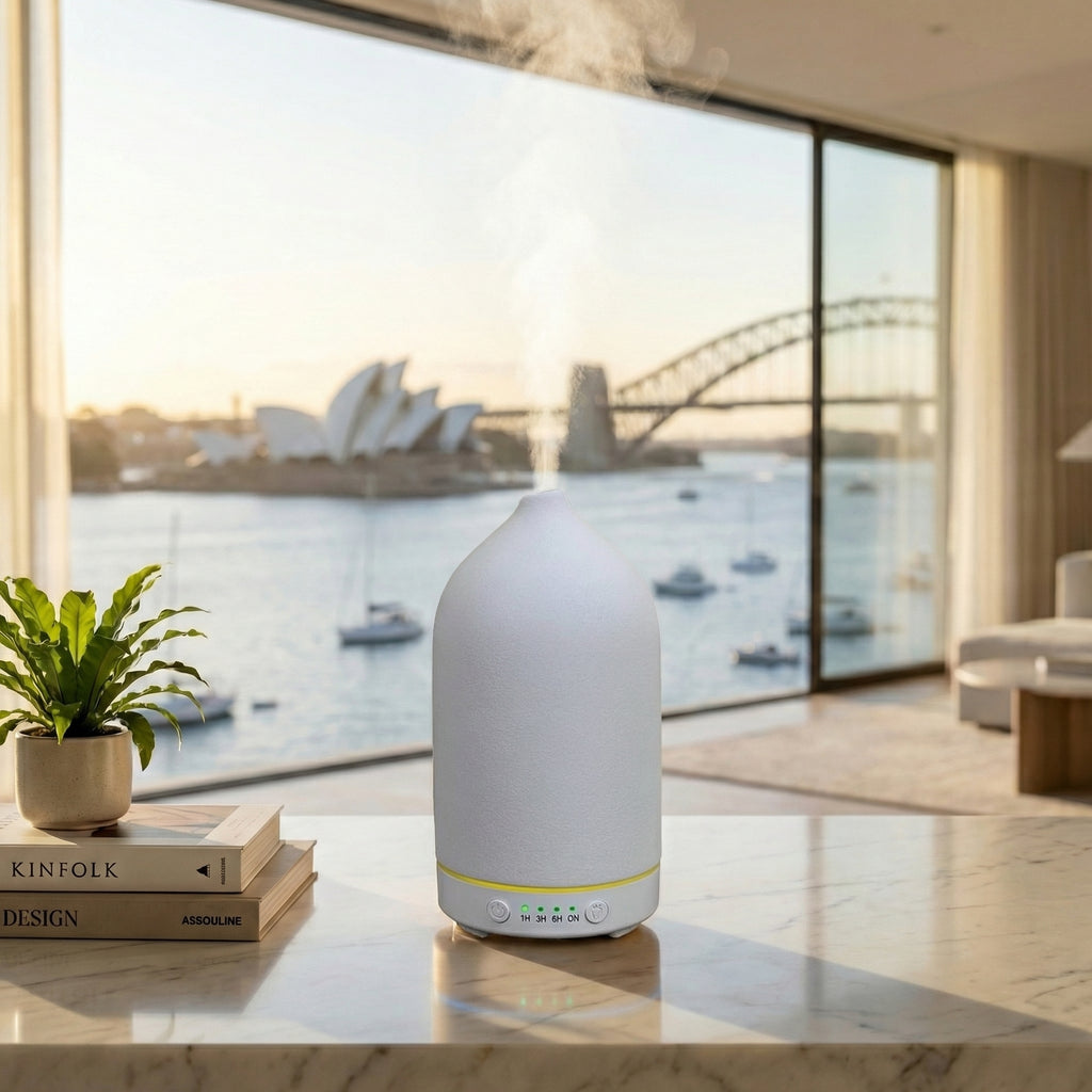 Ceramic Oasis Diffuser | Premium Ultrasonic Wellness for Home & Office