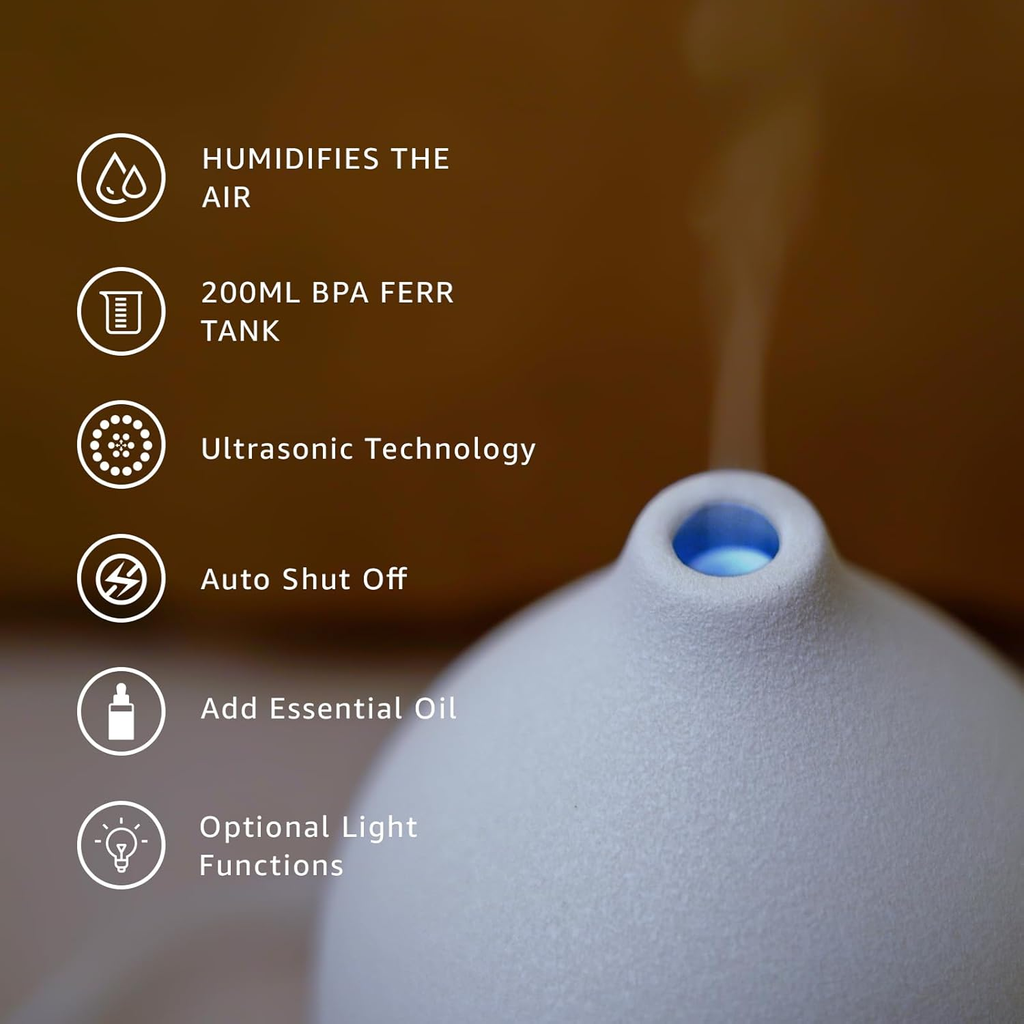 Ceramic Oasis Diffuser | Premium Ultrasonic Wellness for Home & Office