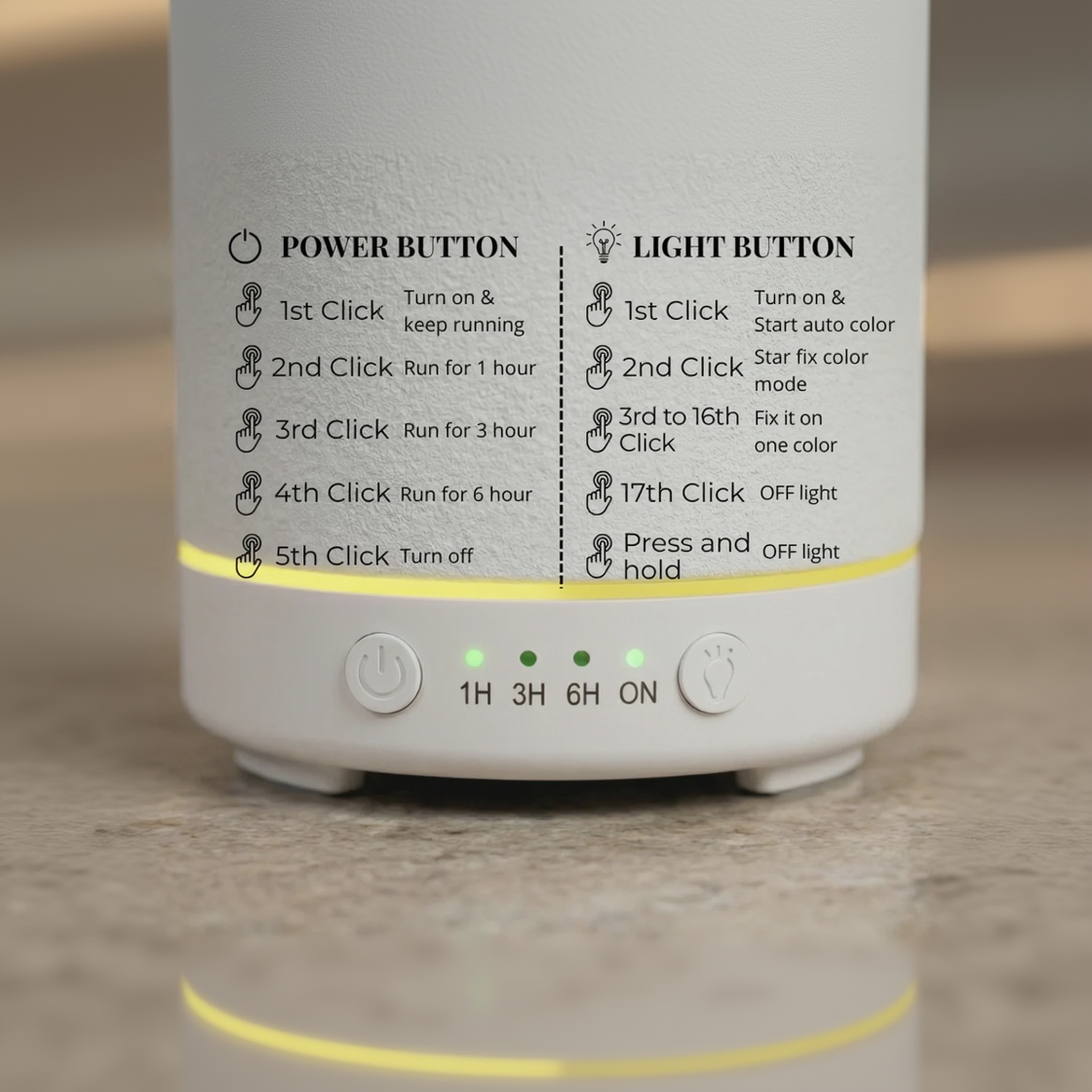 Ceramic Oasis Diffuser | Premium Ultrasonic Wellness for Home & Office